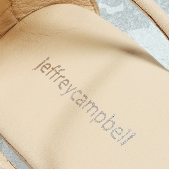 New Jeffrey Campbell Gladia Natural Gladiator Sandal H543 - Picture 9 of 11